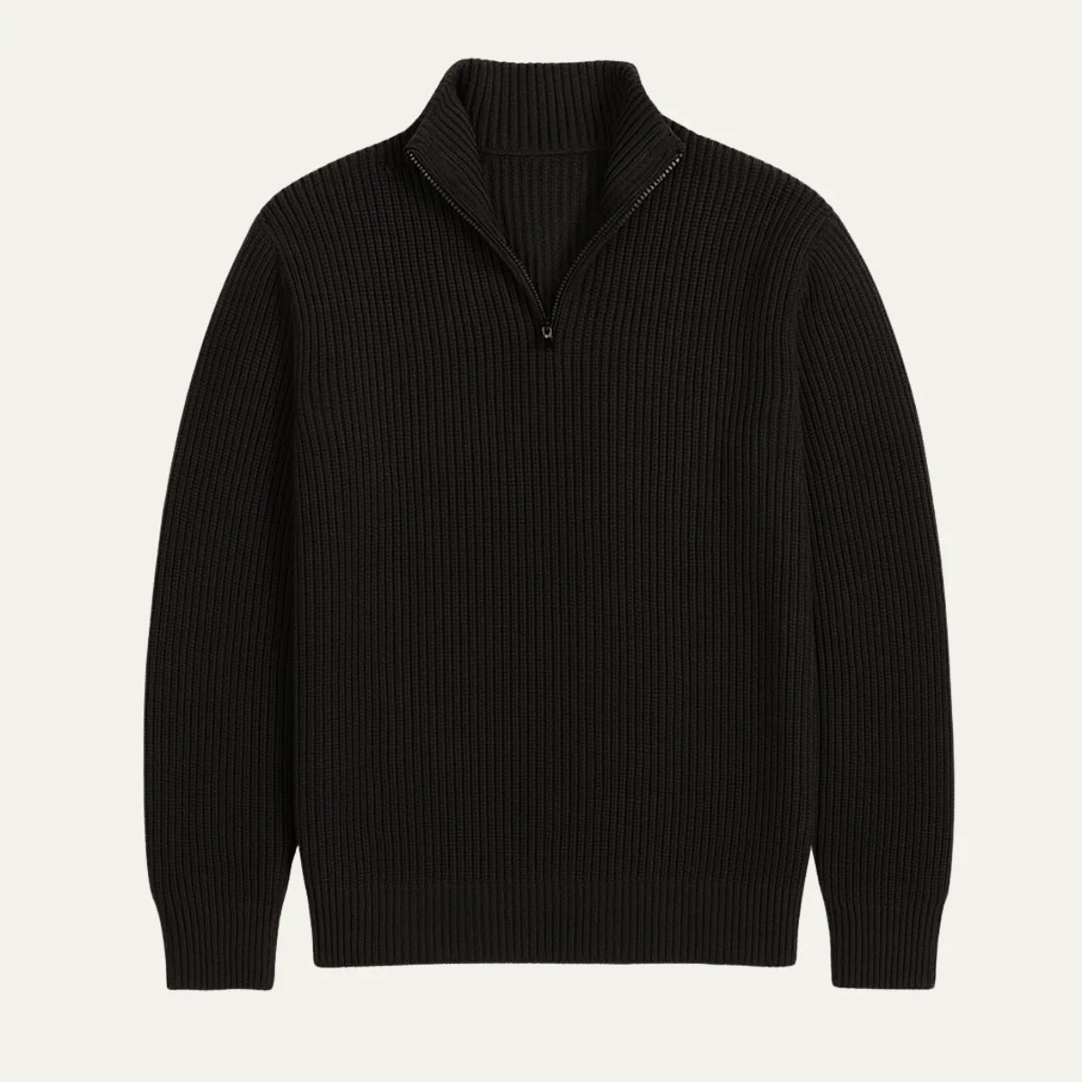 Hamish | Men's Merino Wool Sweater Half-Zip Pullover Premium Soft Warm Durable Smart Casual Everyday Layering Autumn Winter