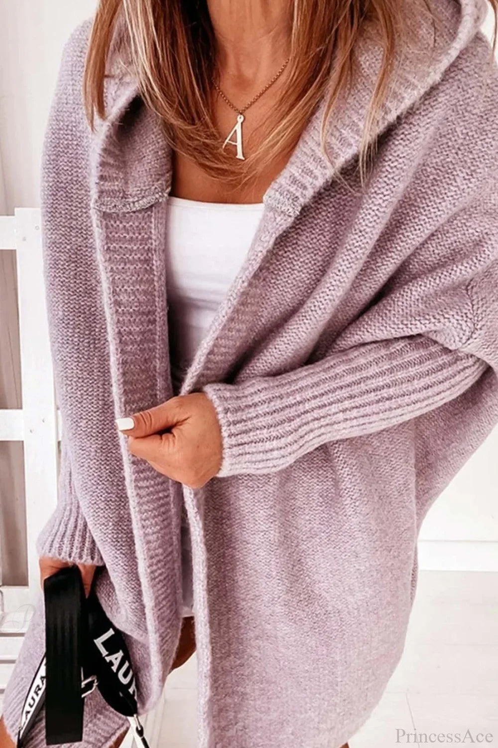 Karina | Women's Cardigan Colour Block Knit Lapel Collar Mid-Length Slim Fit Soft Cosy Layering Chic Casual Everyday Autumn Winter