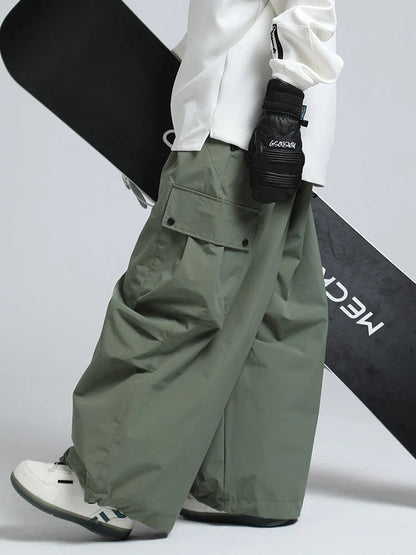 Barrett | Men's Snow Trousers Baggy Freestyle Durable Relaxed Fit Waterproof Insulated Warm Technical Outdoor Winter Snowboard