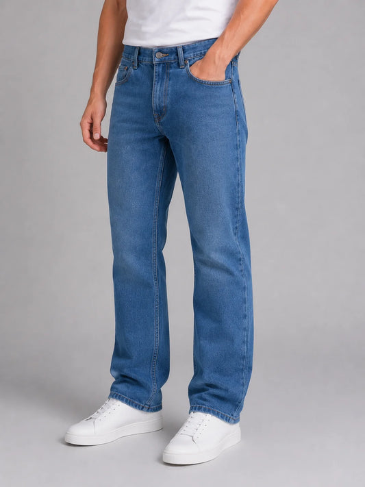 Beckham | Men's Jeans Straight Leg Classic Regular Fit Denim Casual Everyday Durable Comfortable Versatile Timeless Smart Casual
