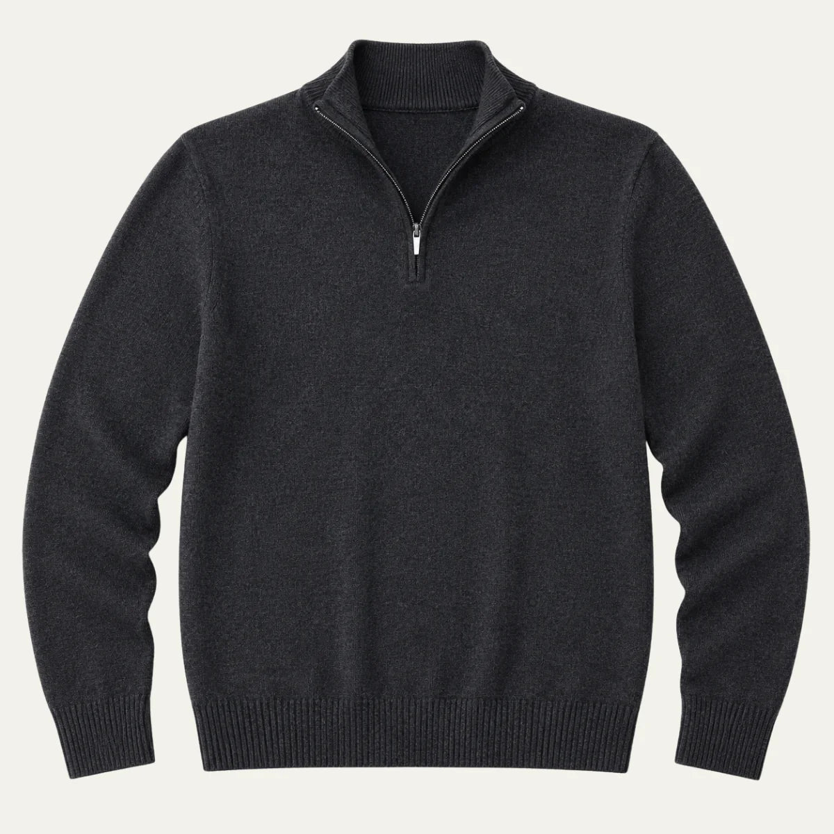 Octavian | Men's Quarter-Zip Sweater Soft Knit Warm Timeless Versatile Smart Casual Everyday Layering Autumn Winter Knitwear Cosy