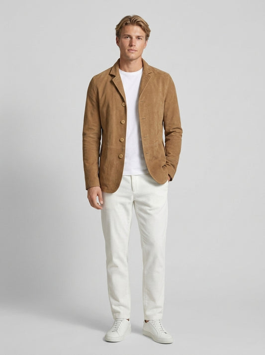 Jack | Men's Blazer Classic Single - Front [Lystr 6a7643d4d0d4297b8f661540:front]