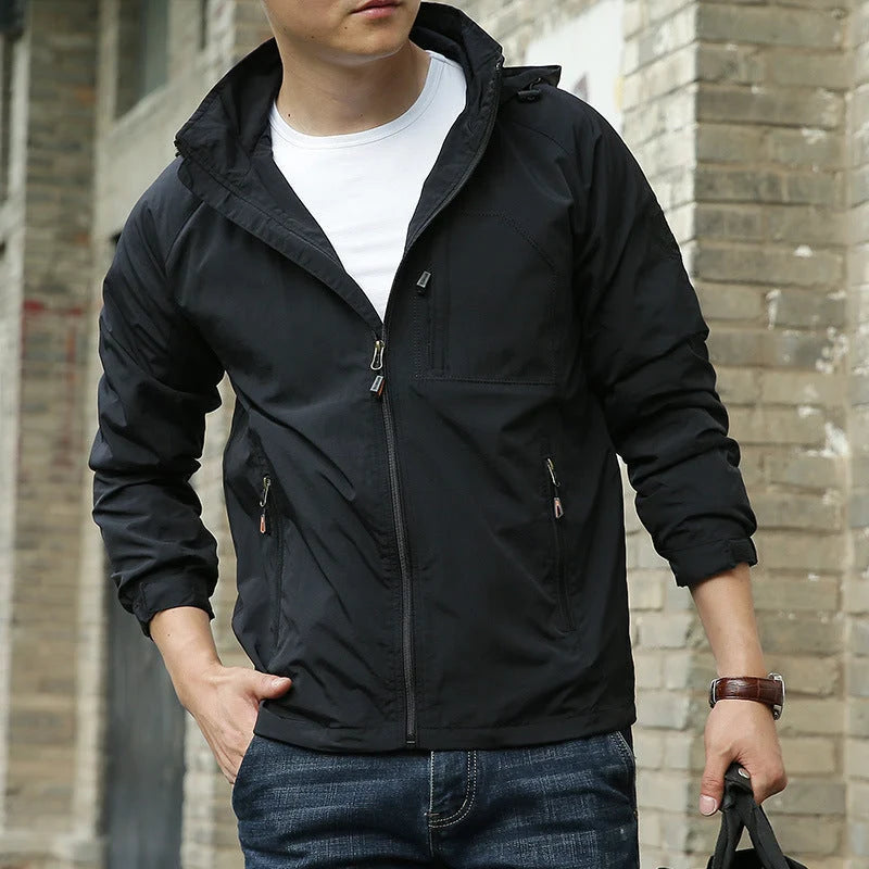 Aidan | Men's Jacket Lightweight Transitional Structured Casual Everyday Layering Autumn Versatile Refined Clean Modern Practical