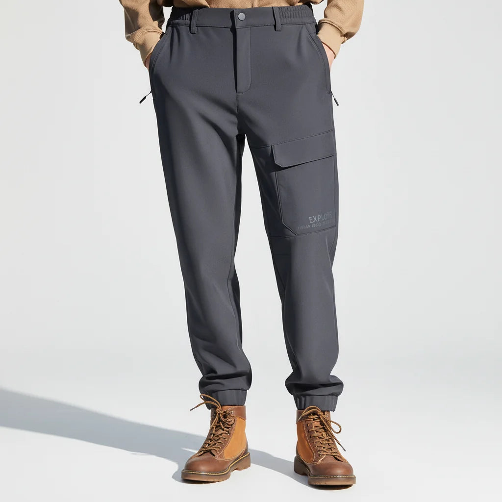 Braden | Men's Cargo Trousers Waterproof Fleece-Lined Windproof Warm Insulated Durable Outdoor Functional Technical Everyday