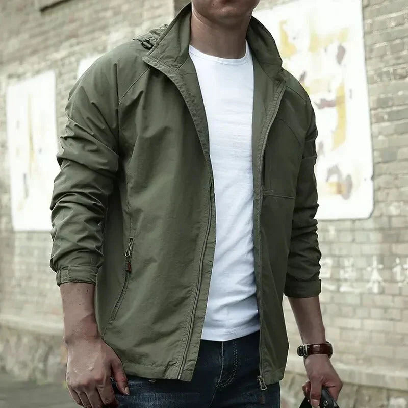 Aidan | Men's Jacket Lightweight Transitional Structured Casual Everyday Layering Autumn Versatile Refined Clean Modern Practical