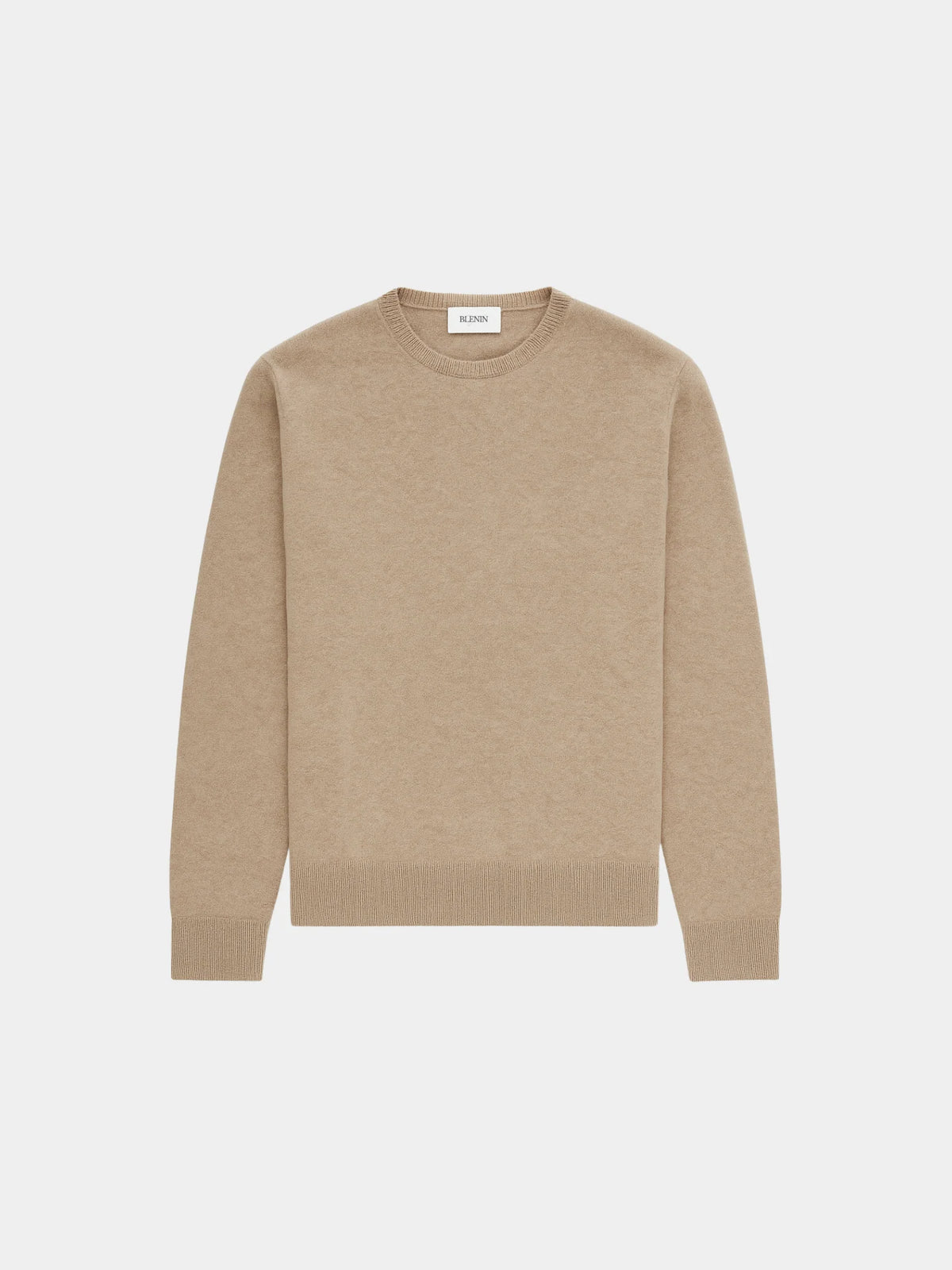 Avi | Men's Sweater 100% Cashmere Round Neck Luxurious Soft Warm Premium Refined Smart Casual Everyday Layering Autumn Winter
