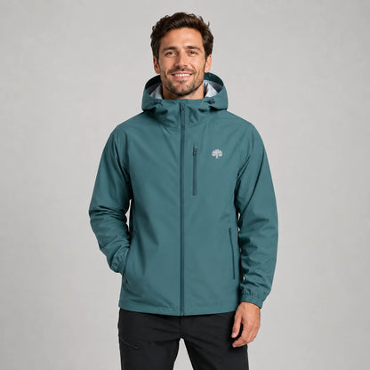 Louie | Men's Rain Jacket Hooded Lightweight Shell Waterproof Windproof Packable Functional Casual Everyday Outdoor Autumn Winter