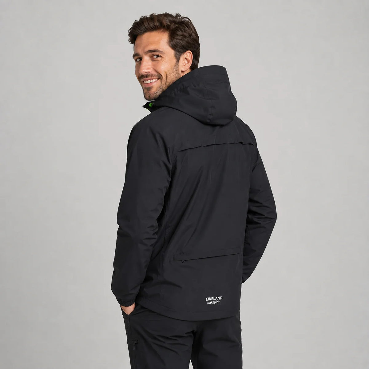 Louie | Men's Rain Jacket Hooded Lightweight Shell Waterproof Windproof Packable Functional Casual Everyday Outdoor Autumn Winter