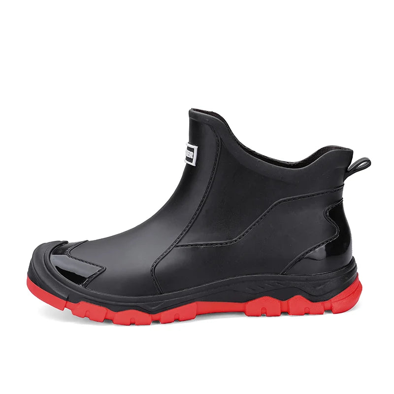 Valentine | Men's Rain Boots Waterproof Slip-On Non-Slip Durable Sole Outdoor Functional Casual Everyday Autumn Winter