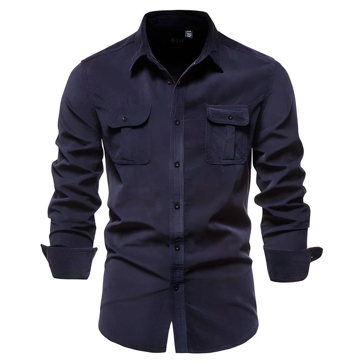 Alessandro | Men's Shirt Casual Button Front Structured Refined Smart Casual Everyday Autumn Layering Versatile Clean Modern