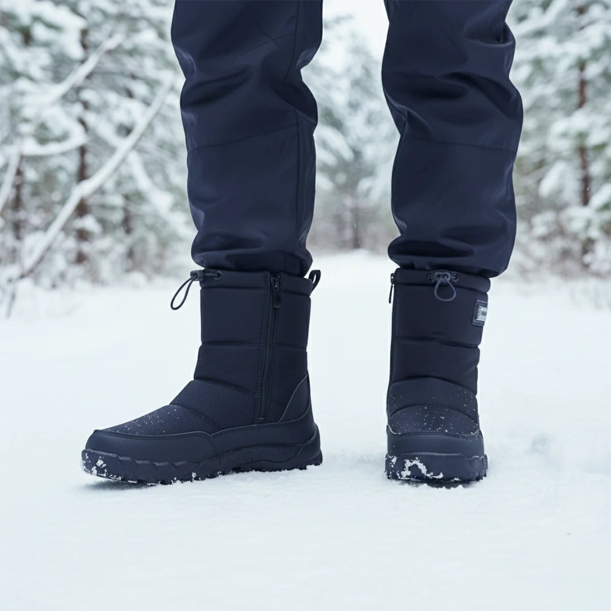 Ari | Men's Snow Boots Warm Insulated Anti-Slip Grippy Sole Waterproof Durable Winter Cosy Casual Everyday Outdoor