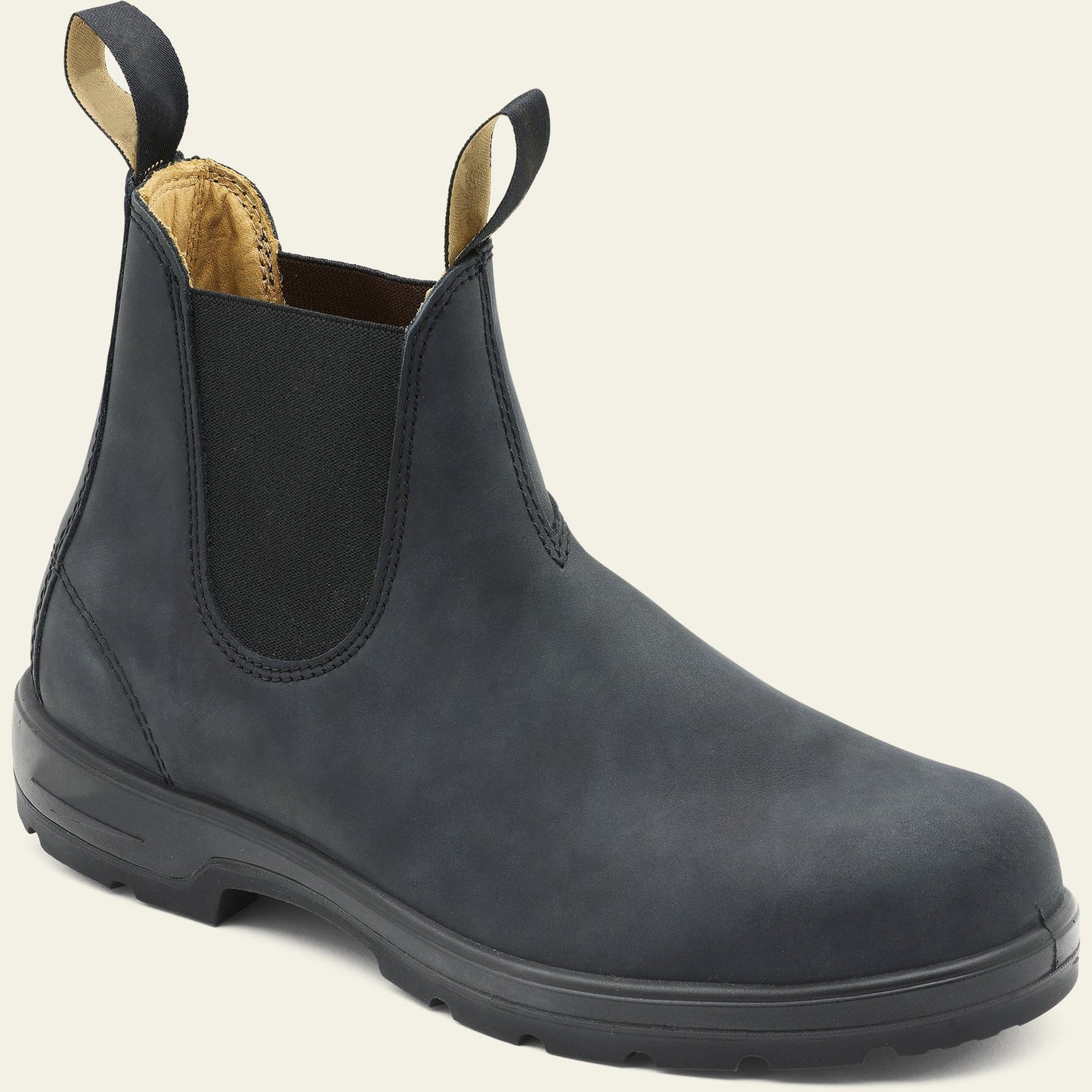 Women's Chelsea Slip-On Boots with Rugged Sole