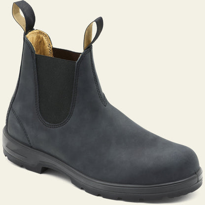 Women's Chelsea Slip-On Boots with Rugged Sole