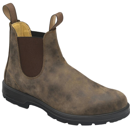 Women's Chelsea Slip-On Boots with Rugged Sole