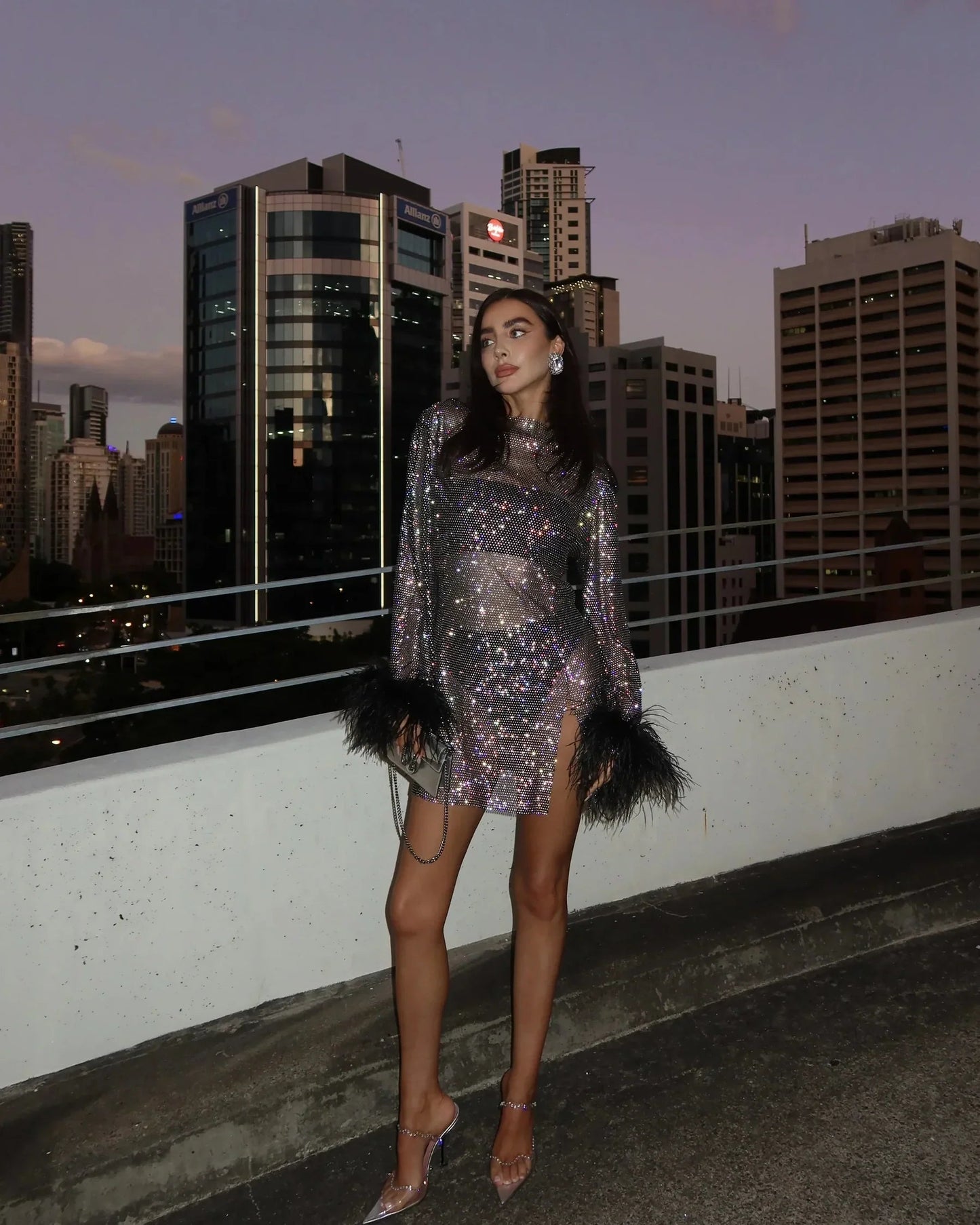 Women's Cocktail Party Mini Dress