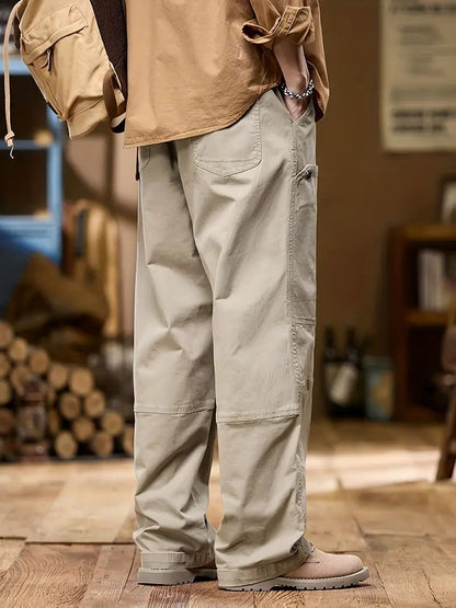 Men’s Wide-Leg Pants with Drawstring Waist