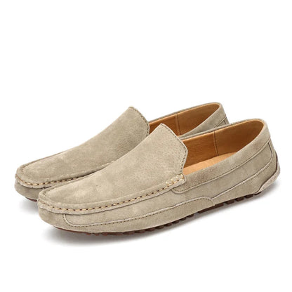 Men's Suede Slip-On Loafers