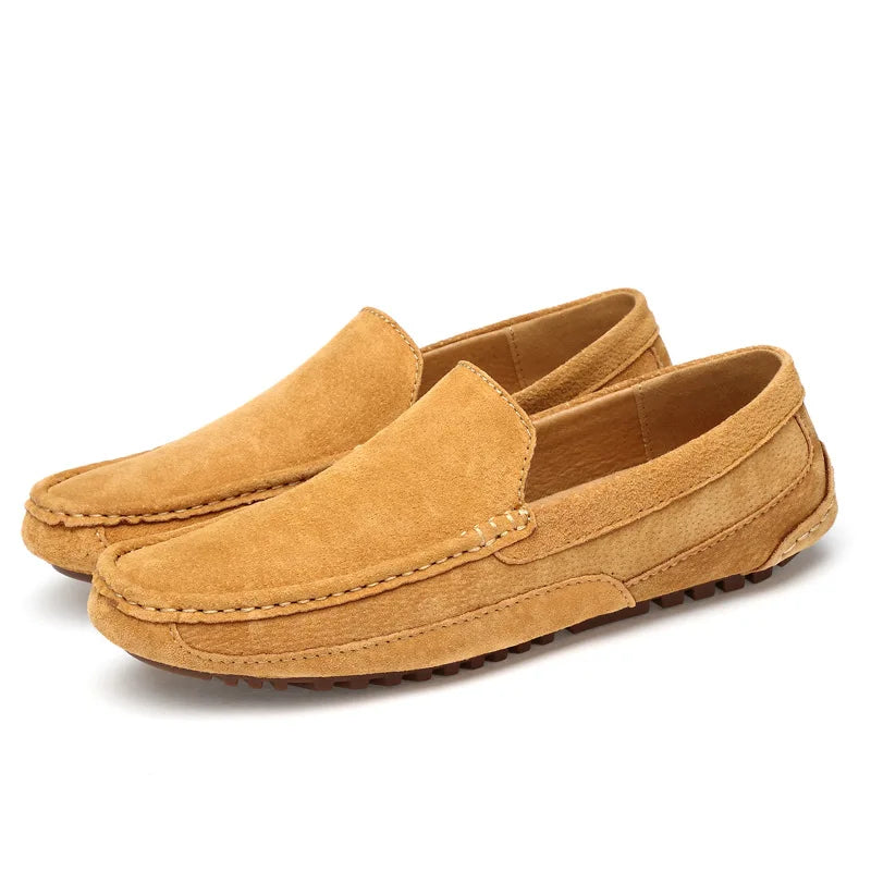 Men's Suede Slip-On Loafers