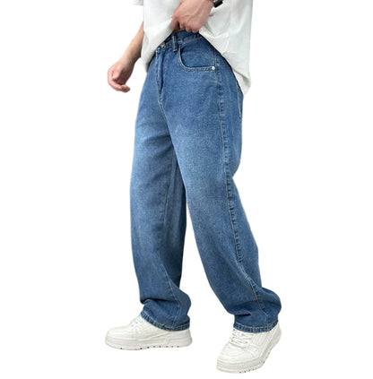 Men’s Relaxed-Fit Straight Denim Jeans