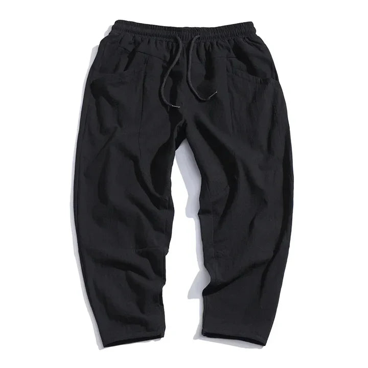 Men’s Relaxed-Fit Tapered Ankle Pants