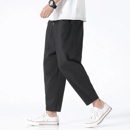 Men’s Relaxed-Fit Tapered Ankle Pants