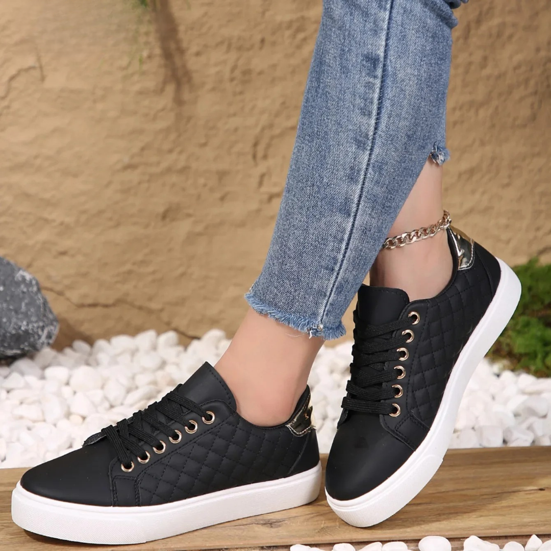Delilah | Women's Orthopaedic Slip-On Shoes Cushioned Arch Support Rounded Toe Comfort Walking Everyday Casual Wide Fit Soft