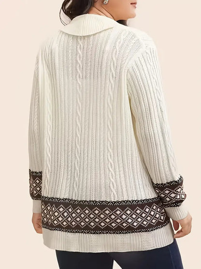 Women's Cardigan with Shawl Collar