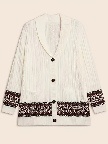 Women's Cardigan with Shawl Collar