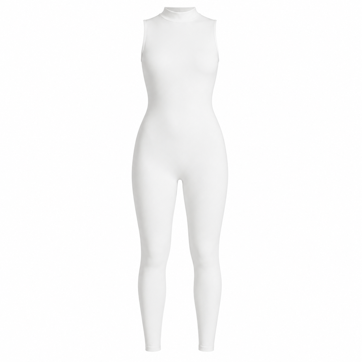 Women's Active Sleeveless Zip-Up Jumpsuit