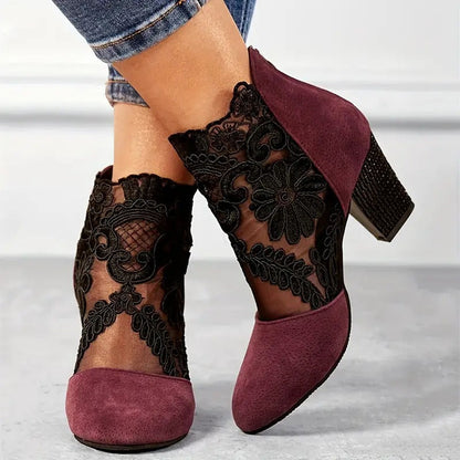 Women's Pointed Toe Block Heels