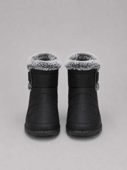 Lara | Women's Snow Boots Faux Fur Lined Warm Padded Ankle Waterproof Grippy Sole Winter Cosy Casual Everyday Outdoor