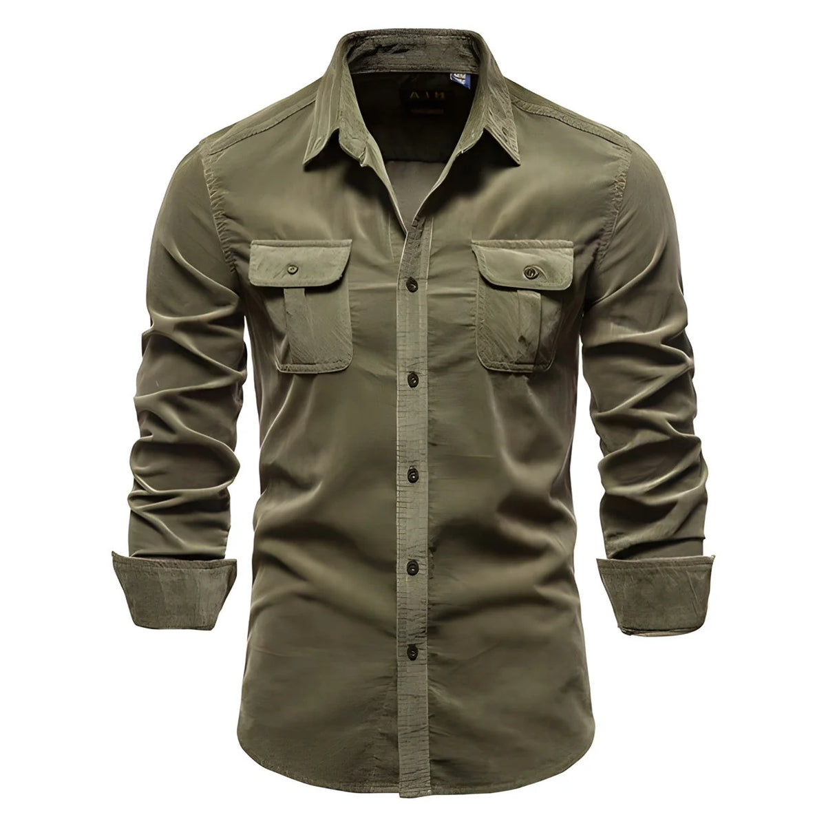 Alessandro | Men's Shirt Casual Button Front Structured Refined Smart Casual Everyday Autumn Layering Versatile Clean Modern