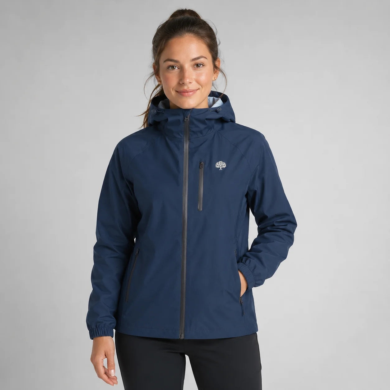 Louie | Men's Rain Jacket Hooded Lightweight Shell Waterproof Windproof Packable Functional Casual Everyday Outdoor Autumn Winter