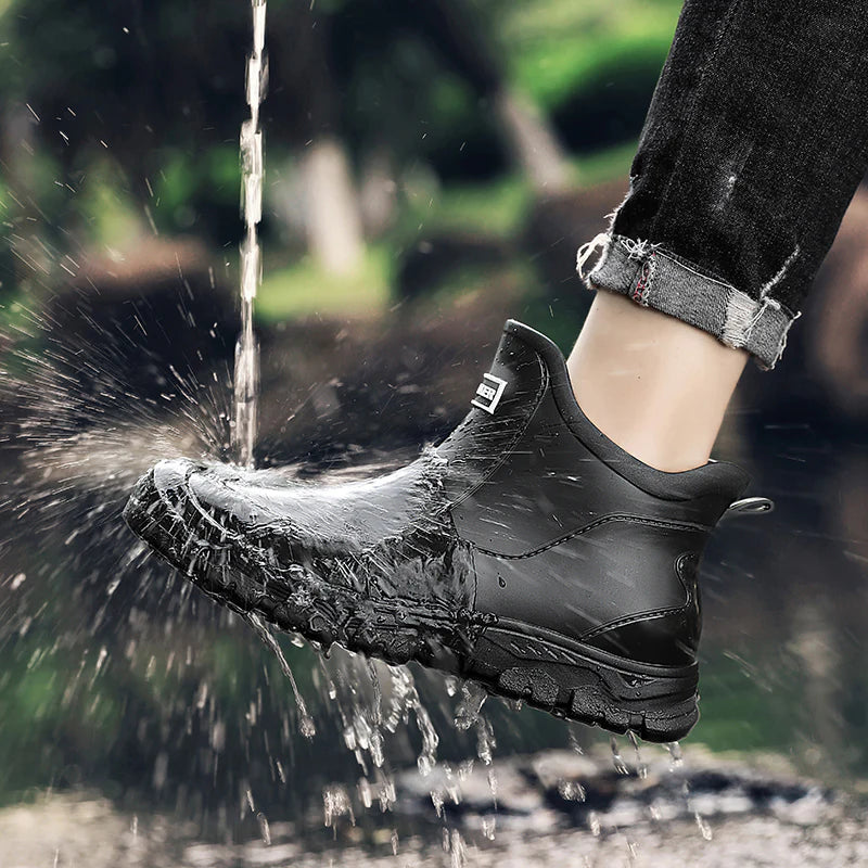 Valentine | Men's Rain Boots Waterproof Slip-On Non-Slip Durable Sole Outdoor Functional Casual Everyday Autumn Winter