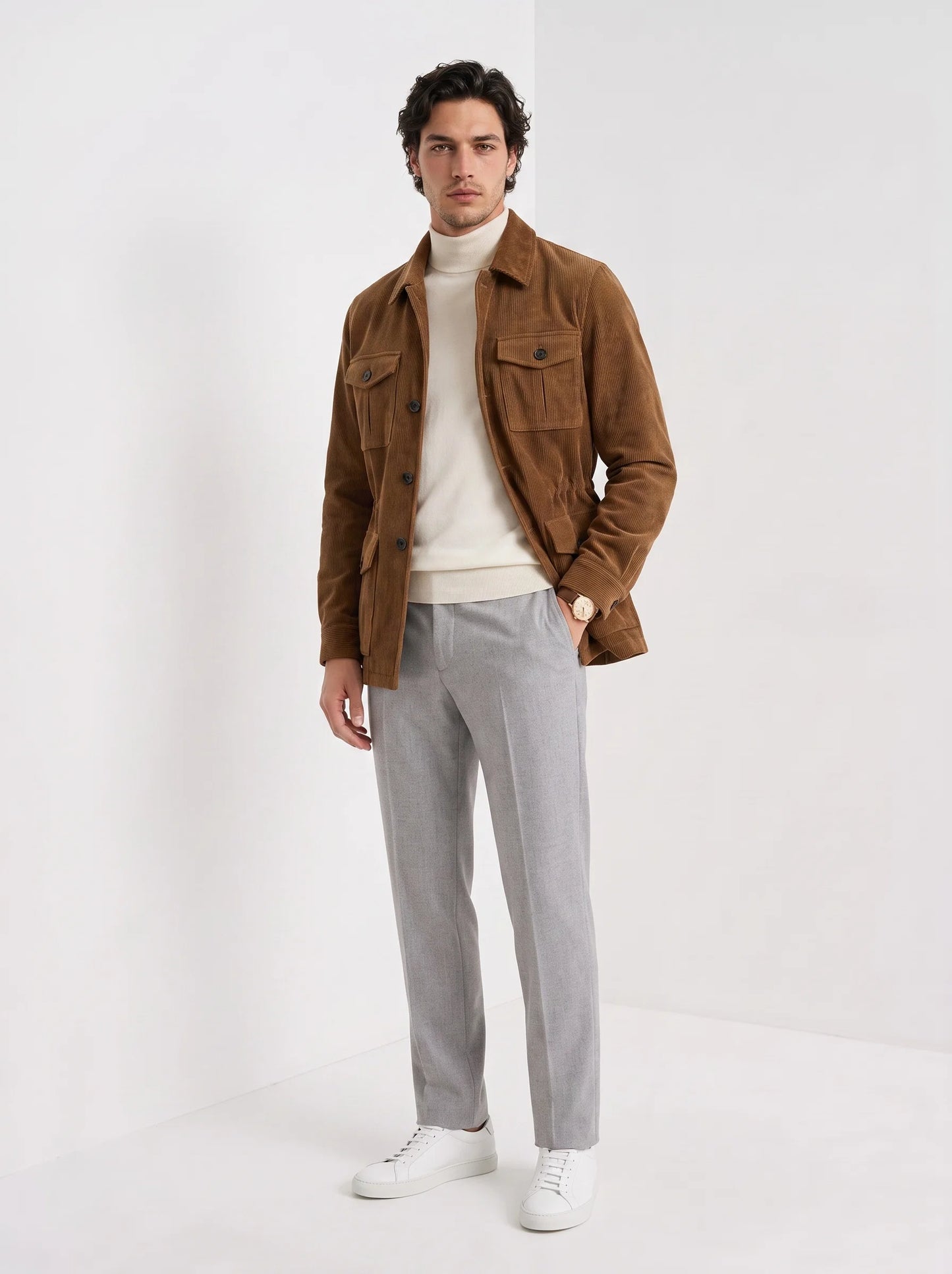Banks | Men's Jacket Italian Slim Fit Hunting Structured Tailored Refined Smart Casual Everyday Layering Autumn Winter Outerwear