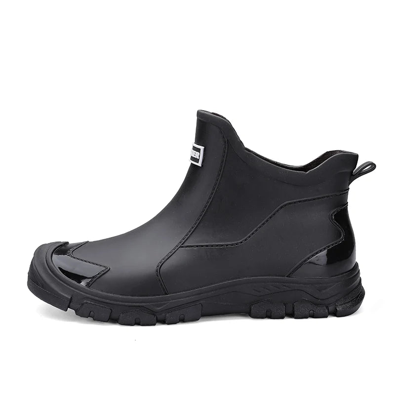 Valentine | Men's Rain Boots Waterproof Slip-On Non-Slip Durable Sole Outdoor Functional Casual Everyday Autumn Winter