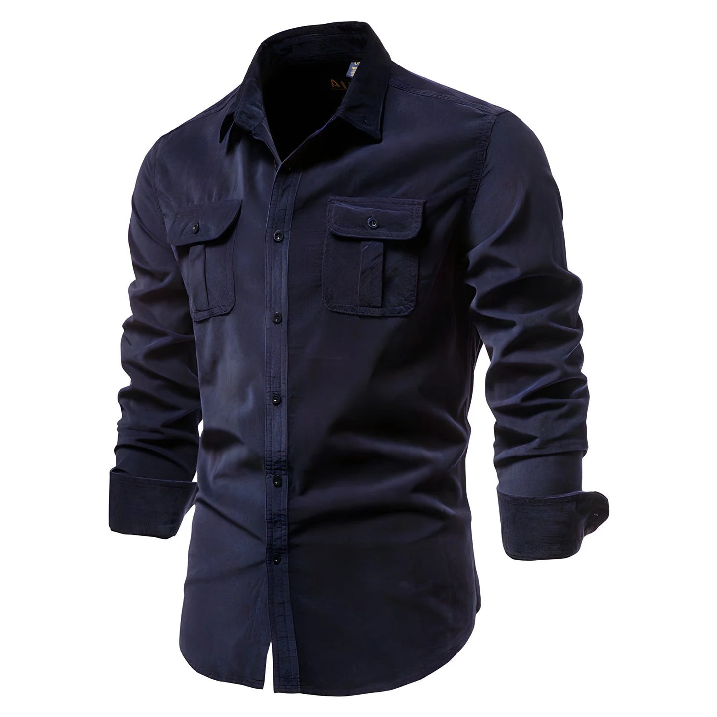 Alessandro | Men's Shirt Casual Button Front Structured Refined Smart Casual Everyday Autumn Layering Versatile Clean Modern
