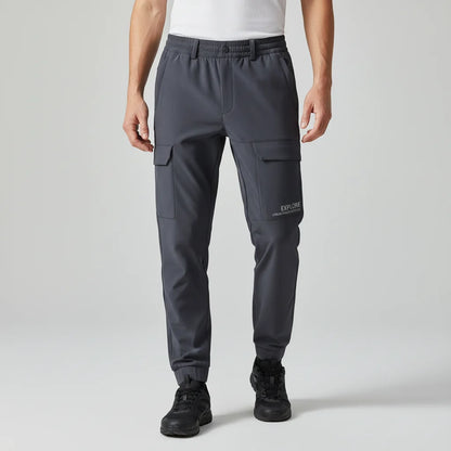 Braden | Men's Cargo Trousers Waterproof Fleece-Lined Windproof Warm Insulated Durable Outdoor Functional Technical Everyday