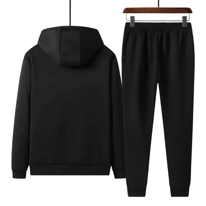 Nelson | Men's Co-ord Set Tracksuit Fleece-Lined Two-Piece Warm Insulated Jacket Trousers Coordinated Sporty Casual Everyday