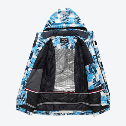 Alan | Men's Snow Jacket 2L Waterproof Breathable Abrasion-Resistant Durable Hooded Technical Outdoor Winter Performance Warm