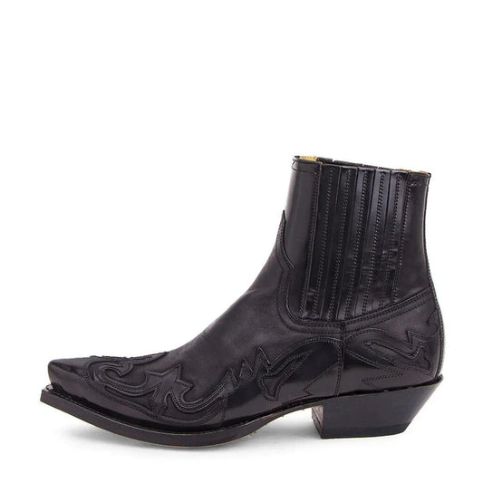 Alejandro | Men's Cowboy Boots Leather Western Pointed Toe Pull-On Durable Structured Casual Everyday Autumn Winter Heritage