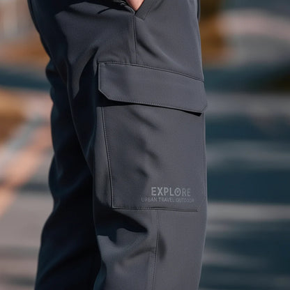 Braden | Men's Cargo Trousers Waterproof Fleece-Lined Windproof Warm Insulated Durable Outdoor Functional Technical Everyday