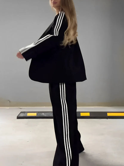 Mariana | Women's Co-ord Set Sporty Tailored Oversized Blazer Trousers Two-Piece Structured Smart Casual Coordinated Chic Autumn
