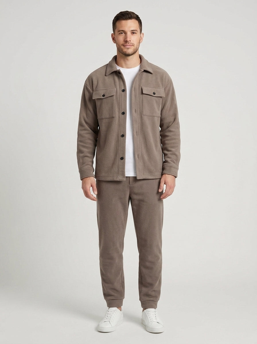 Bode | Men's Co-ord Set Athleisure Breathable Two-Piece Relaxed Comfortable Versatile Casual Everyday Sporty Coordinated Autumn - Front [Lystr 6a8e0925214e078529a67095:front]