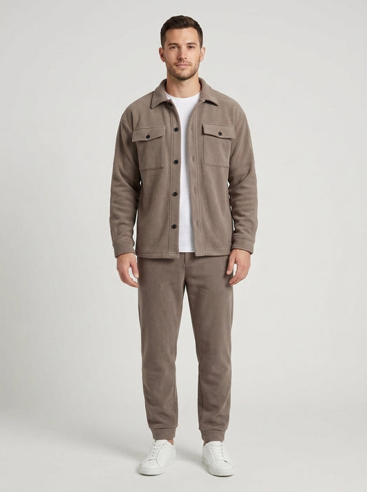 Bode | Men's Co-ord Set Athleisure Breathable Two-Piece Relaxed Comfortable Versatile Casual Everyday Sporty Coordinated Autumn - Front [Lystr 6a8e0925214e078529a67095:front]
