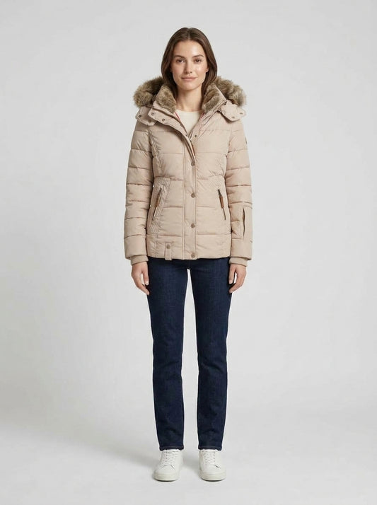 Simone | Women's Coat Comfortable Relaxed Warm Soft Structured Longline Casual Everyday Autumn Winter Outerwear Cosy Versatile - Front [Lystr 6a9ed7ee306c4f1f5f026d65:front]