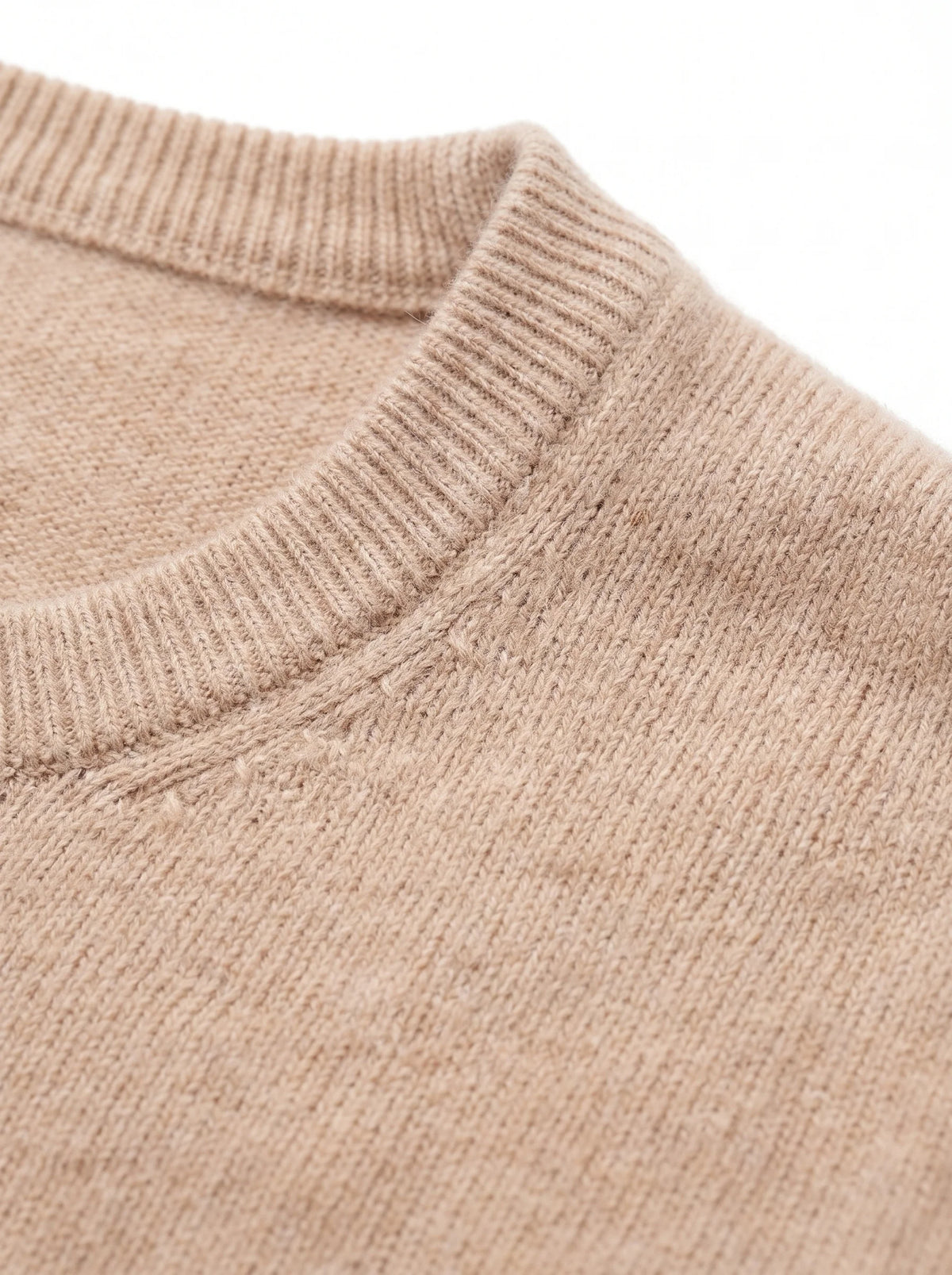 Avi | Men's Sweater 100% Cashmere Round Neck Luxurious Soft Warm Premium Refined Smart Casual Everyday Layering Autumn Winter
