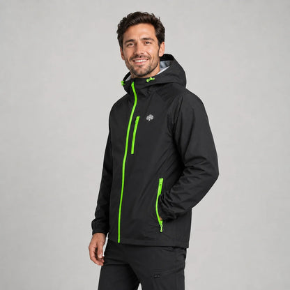 Louie | Men's Rain Jacket Hooded Lightweight Shell Waterproof Windproof Packable Functional Casual Everyday Outdoor Autumn Winter