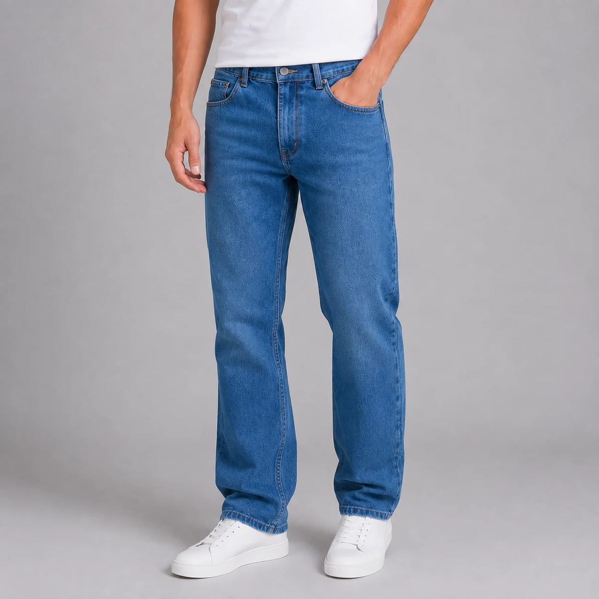 Lewis | Men's Jeans Straight Leg Regular Fit Denim Casual Everyday Durable Comfortable Versatile Timeless Classic Smart Casual