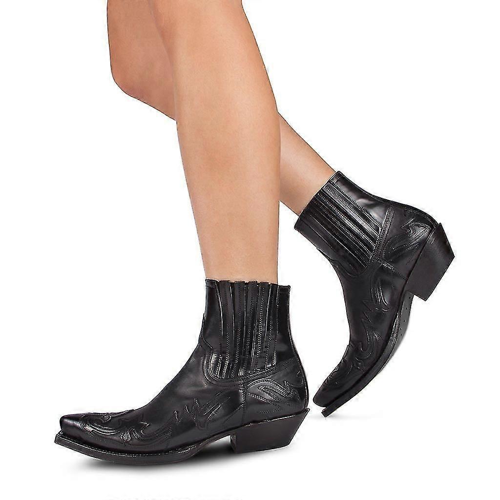 Alejandro | Men's Cowboy Boots Leather Western Pointed Toe Pull-On Durable Structured Casual Everyday Autumn Winter Heritage
